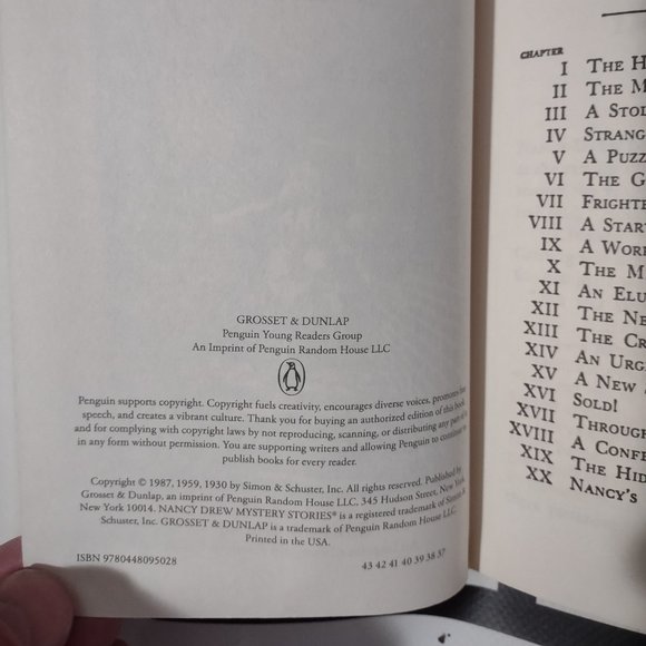 Nancy Drew Mystery Stories #'s 1,2 and 3 by Carolyn Keene 1987 Hardcovers - Picture 4 of 8
